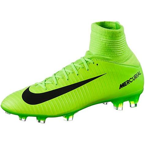 nike air fußball schuhe schwarz neon grün leder